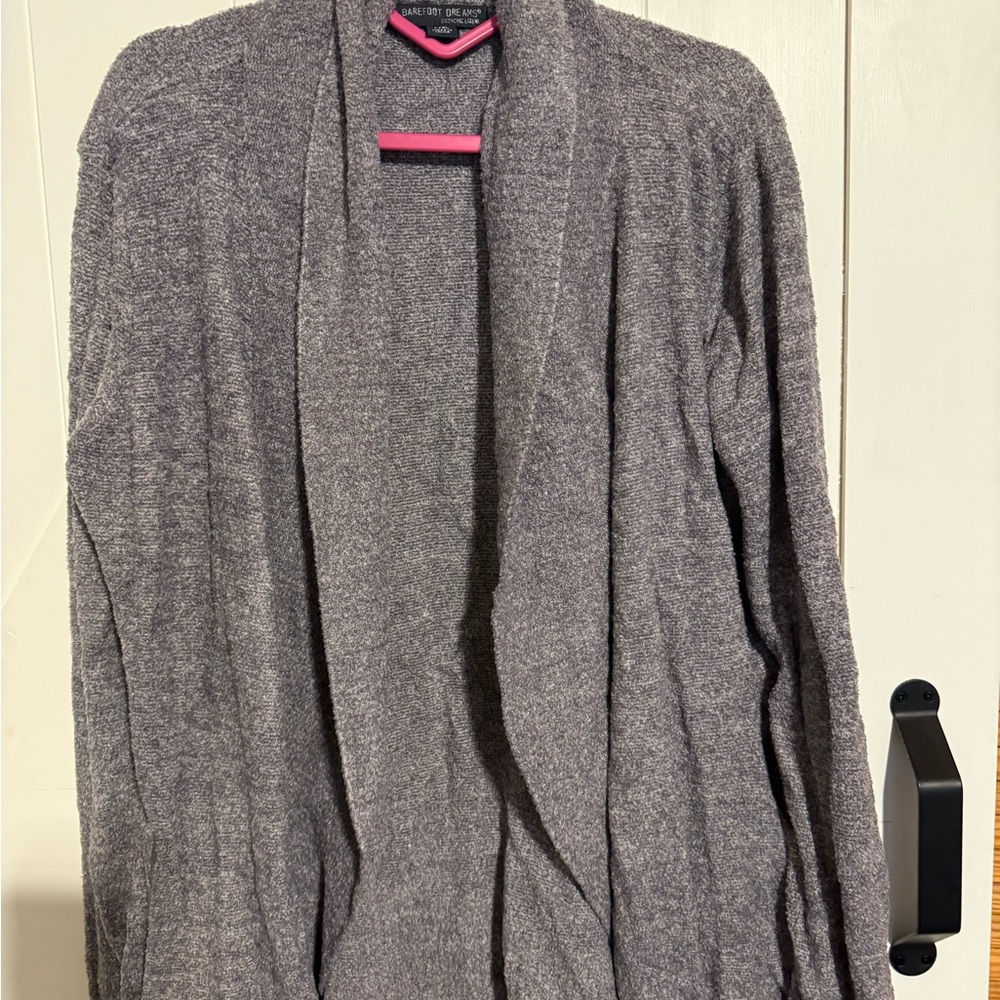 Barefoot Dreams Heather Gray Cardigan